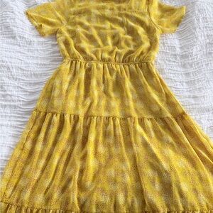 Lulus Floral Dressed Up Floral Print Midi Dress